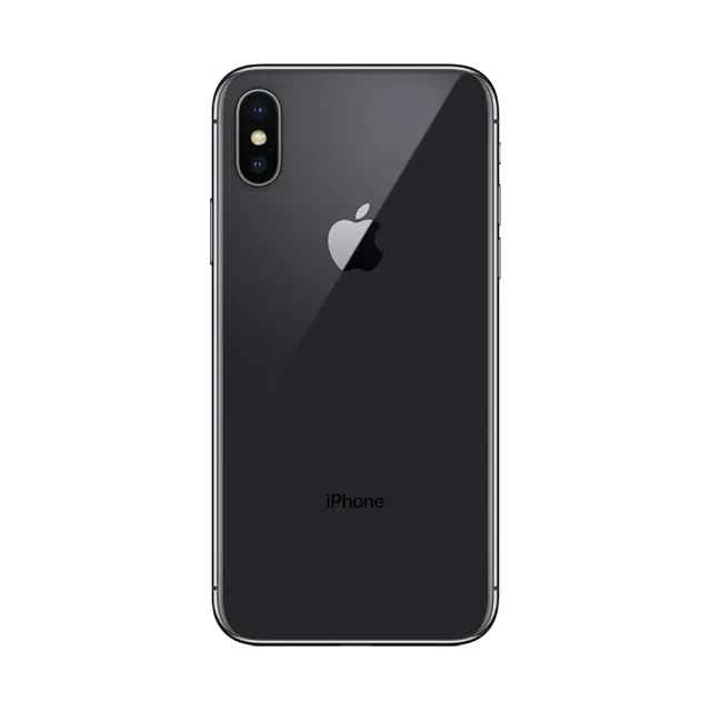 Apple iPhone X in Space Grey, back