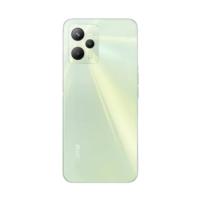 realme C35 in Glowing Green, back, Glowing Green