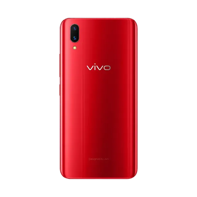 vivo X21 in Ruby Red, back, Ruby Red