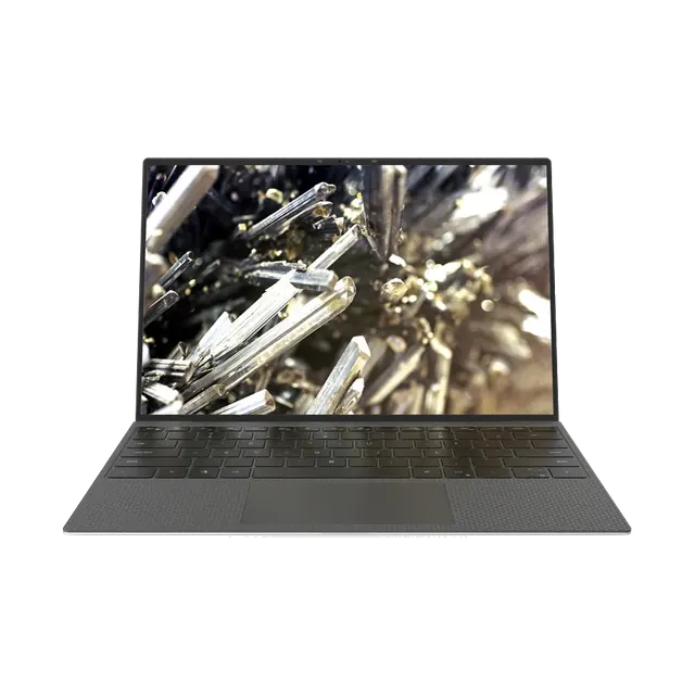 Dell XPS 13 in Graphite, open, front view