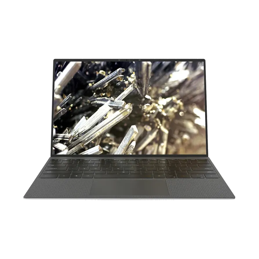 Dell XPS 13 in Graphite, open, front view