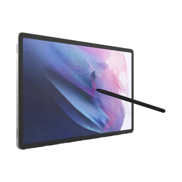 Samsung Galaxy Tab S10+ with S Pen, front, angled from the other side