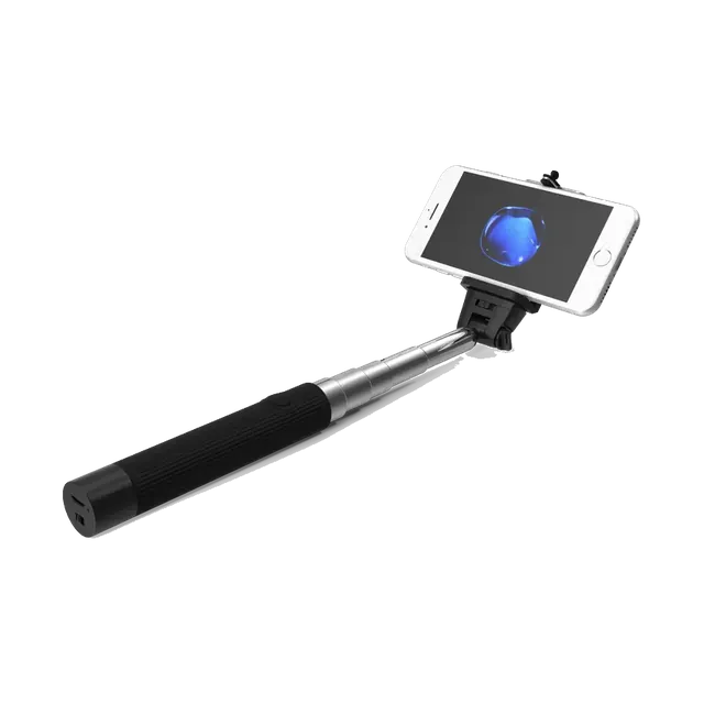 Baseus selfie stick holding a phone