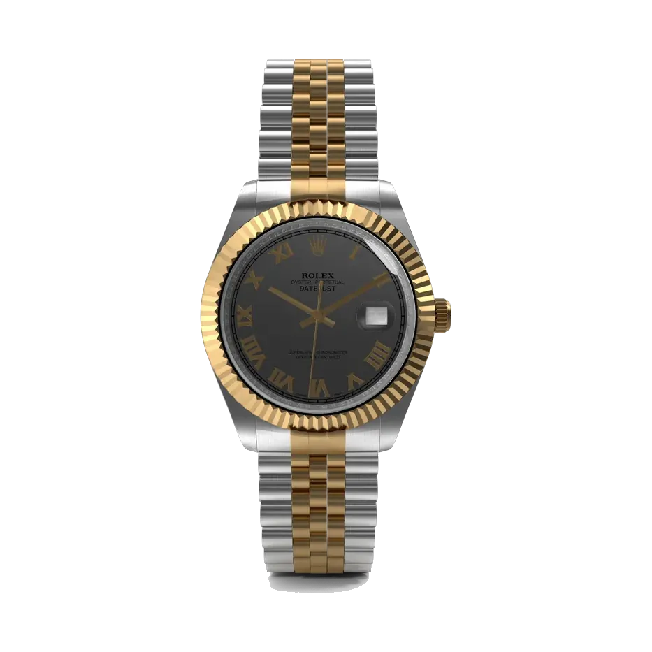 Rolex Datejust 41 two-tone with Jubilee bracelet, dial