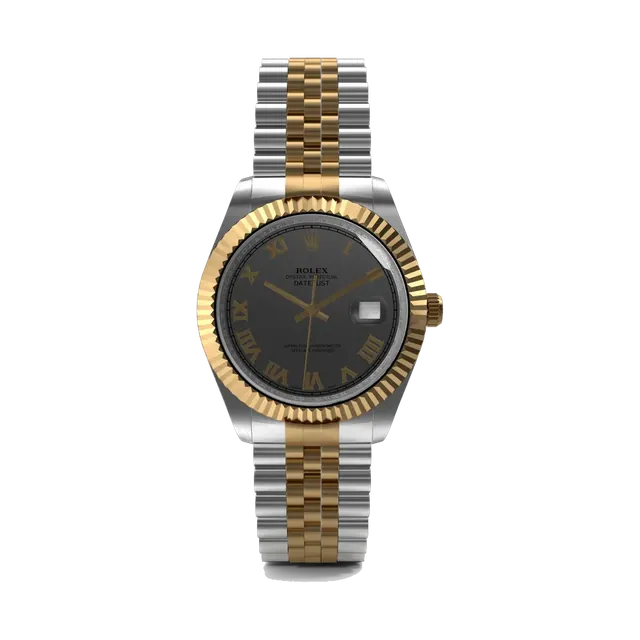 Rolex Datejust 36 two-tone with Jubilee bracelet, dial