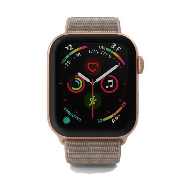 Apple Watch SE 3 in Starlight aluminium with Sport Loop, front