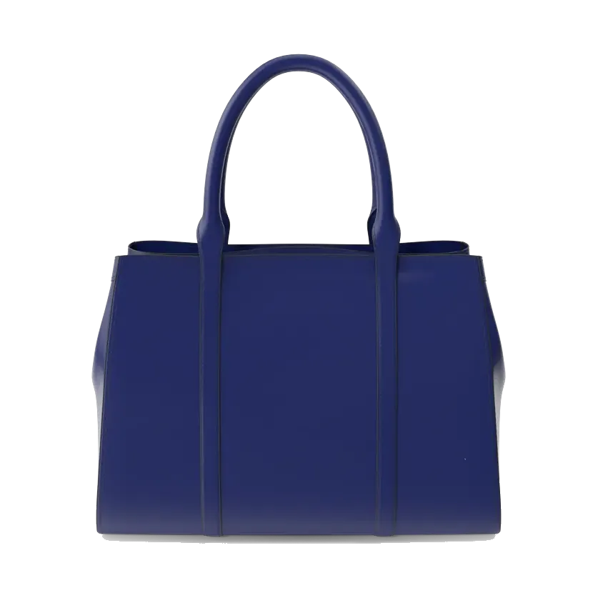 Charles & Keith double-handle tote bag in navy, front