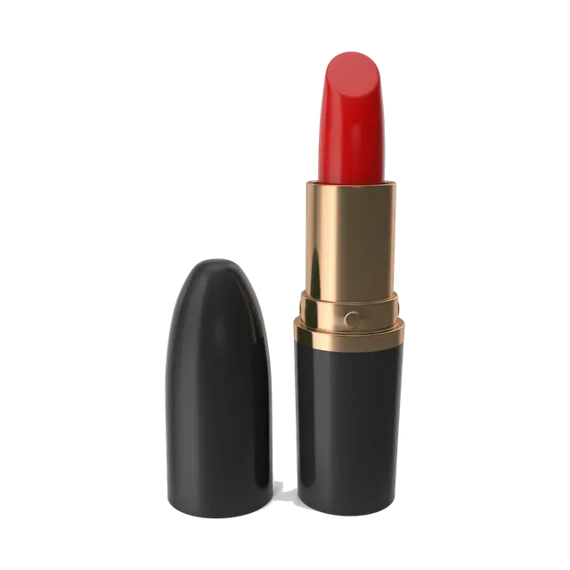 Flormar red matte lipstick, lipstick and cap