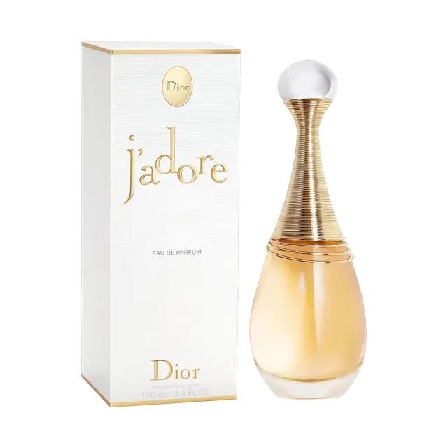 Dior J'adore eau de parfum, box and bottle