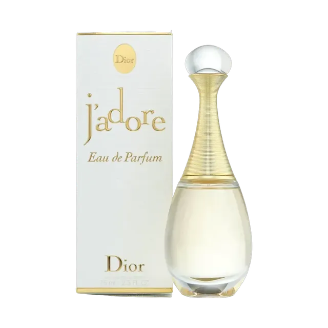 Dior J'adore eau de parfum, bottle with its Eau de Parfum box