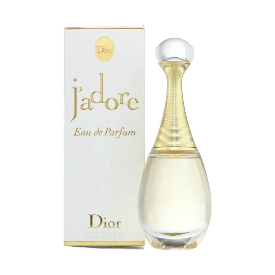 Dior J'adore eau de parfum, bottle with its Eau de Parfum box