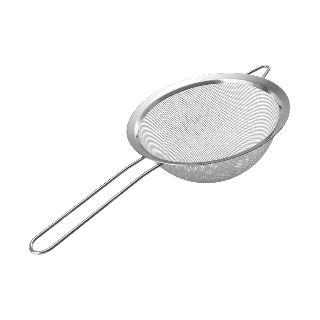 Fine mesh stainless steel strainer