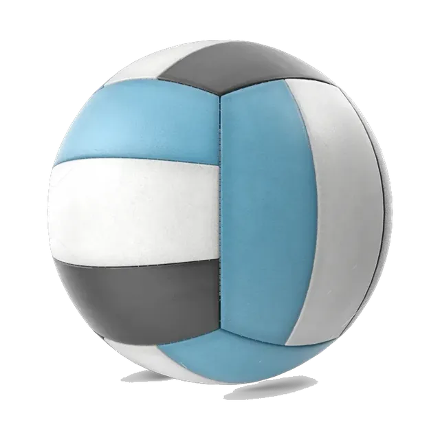 Blue, white and grey volleyball
