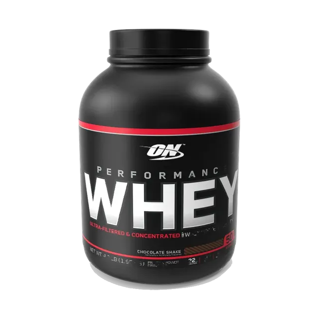 Black tub of Optimum Nutrition Performance Whey