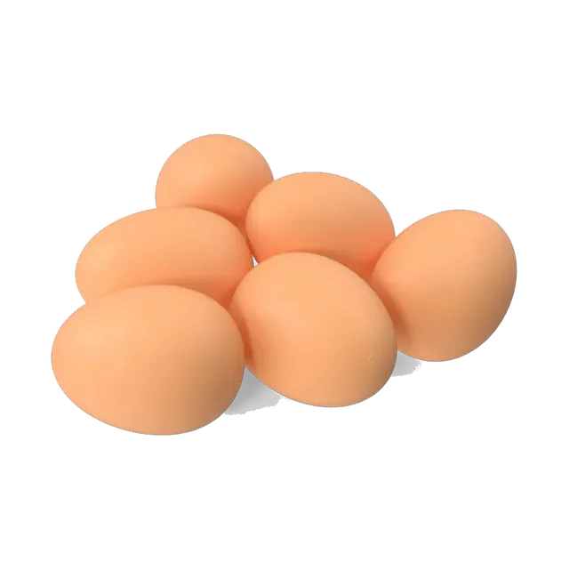 Fresh brown eggs