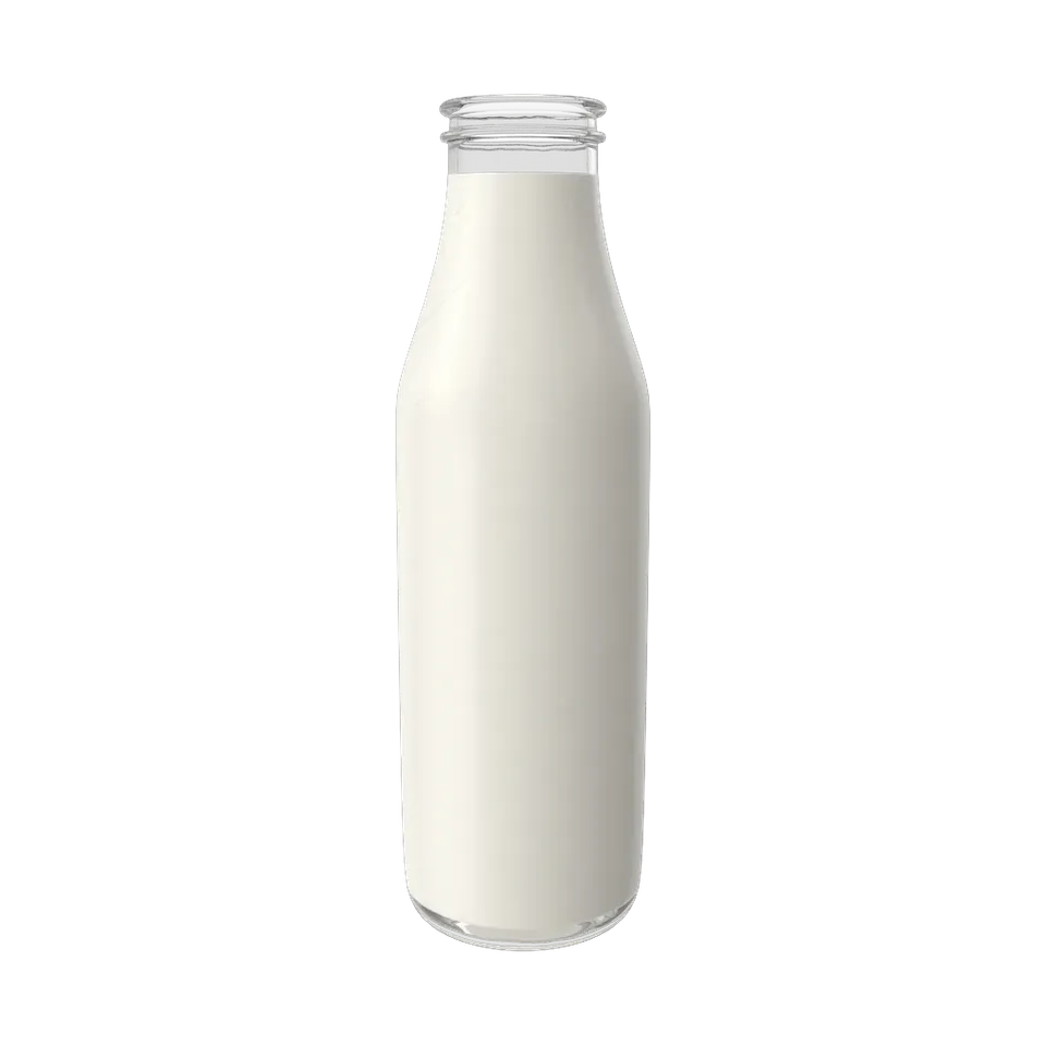 زجاجة حليب طازج